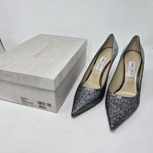*SOLD* Jimmy Choo Silver Glitter Women's Shoes